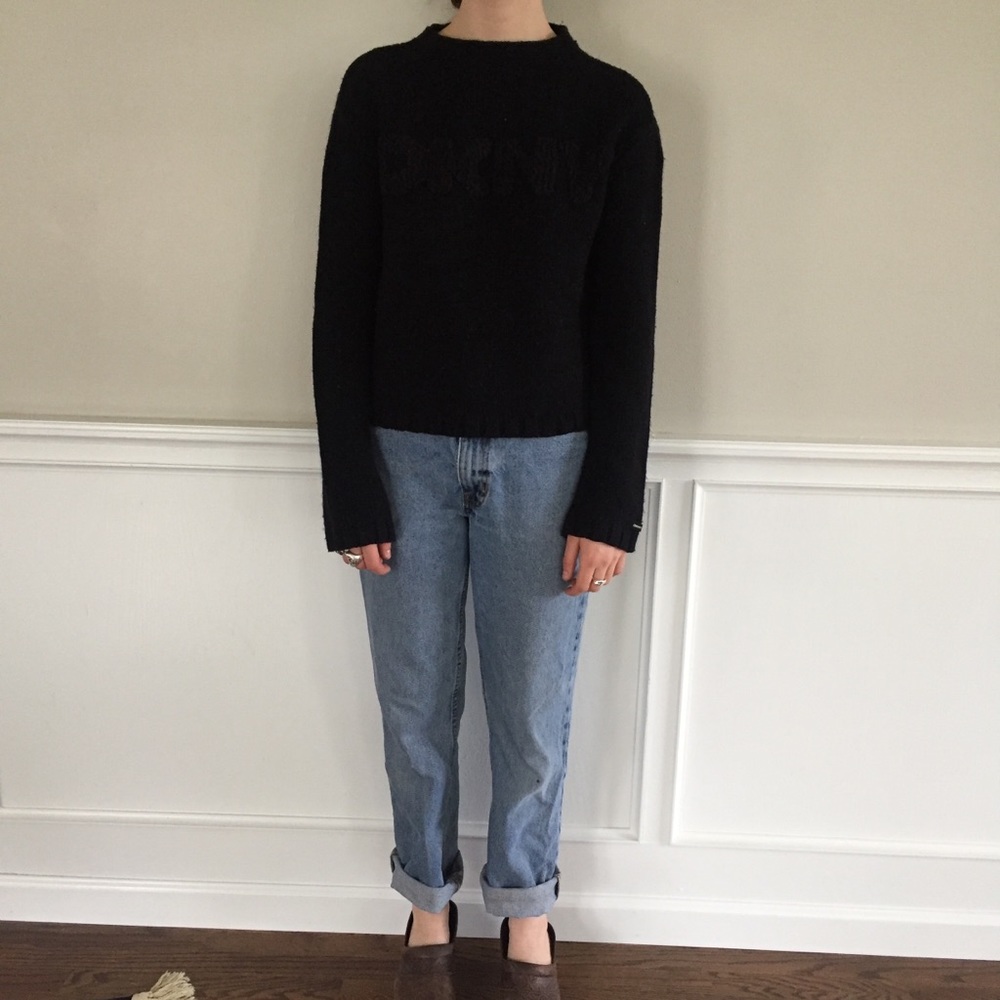 DKNY black sweater